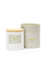 Green Ash Decor Uplift-Orange & Peppermint-Crackling Wood Wick