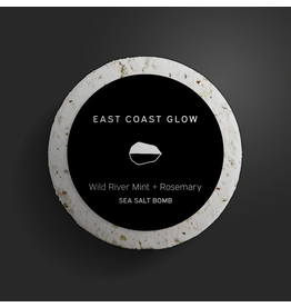 East Coast Glow Wild River Mint + Rosemary | Salt of the Earth™ Sea Salt Bomb