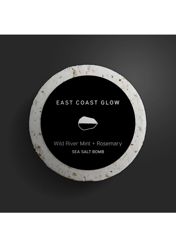 East Coast Glow Wild River Mint + Rosemary | Salt of the Earth™ Sea Salt Bomb