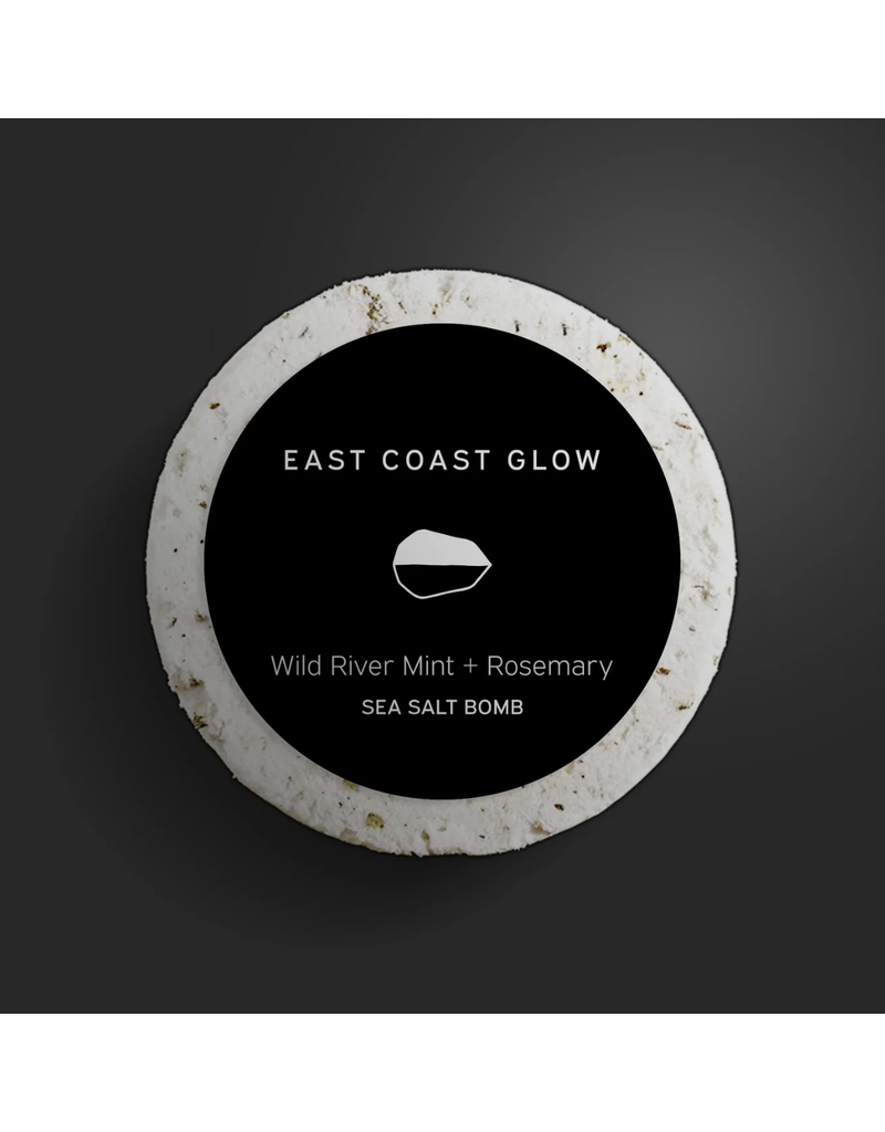 East Coast Glow Wild River Mint + Rosemary | Salt of the Earth™ Sea Salt Bomb