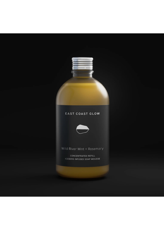 East Coast Glow Wild River Mint + Rosemary Moussed Soap – Concentrated Refill
