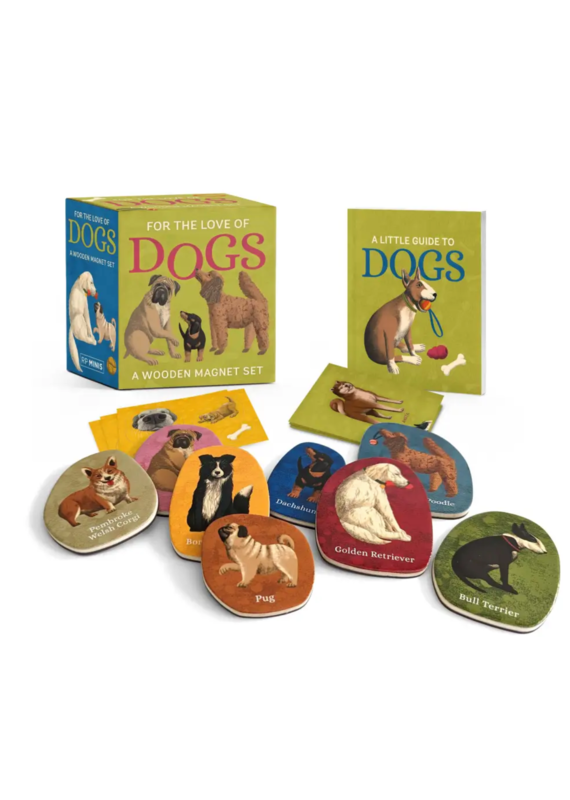 Hachette For the Love of Dogs-A Wooden Magnet Set