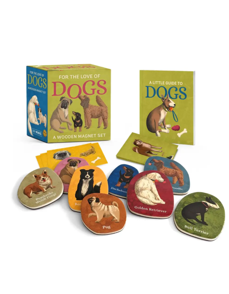 Hachette For the Love of Dogs-A Wooden Magnet Set