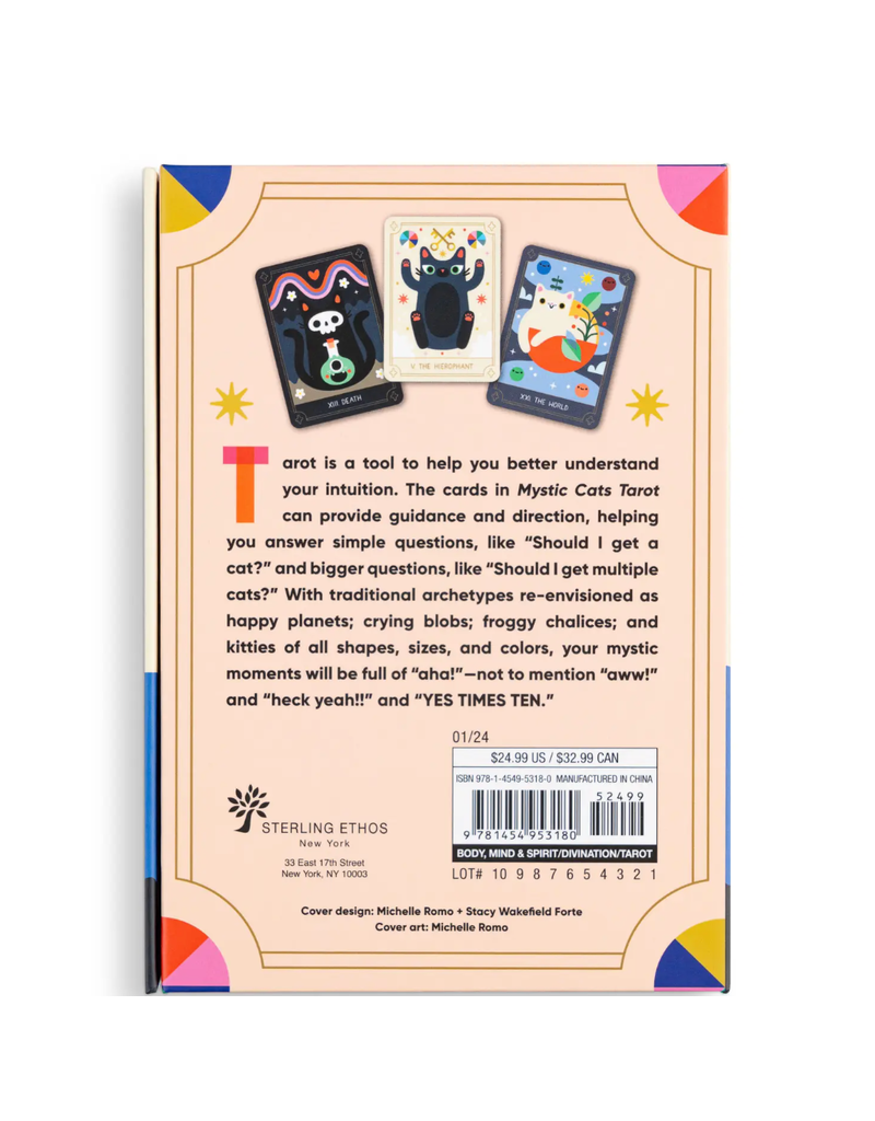 Hachette Mystic Cats Tarot Cards