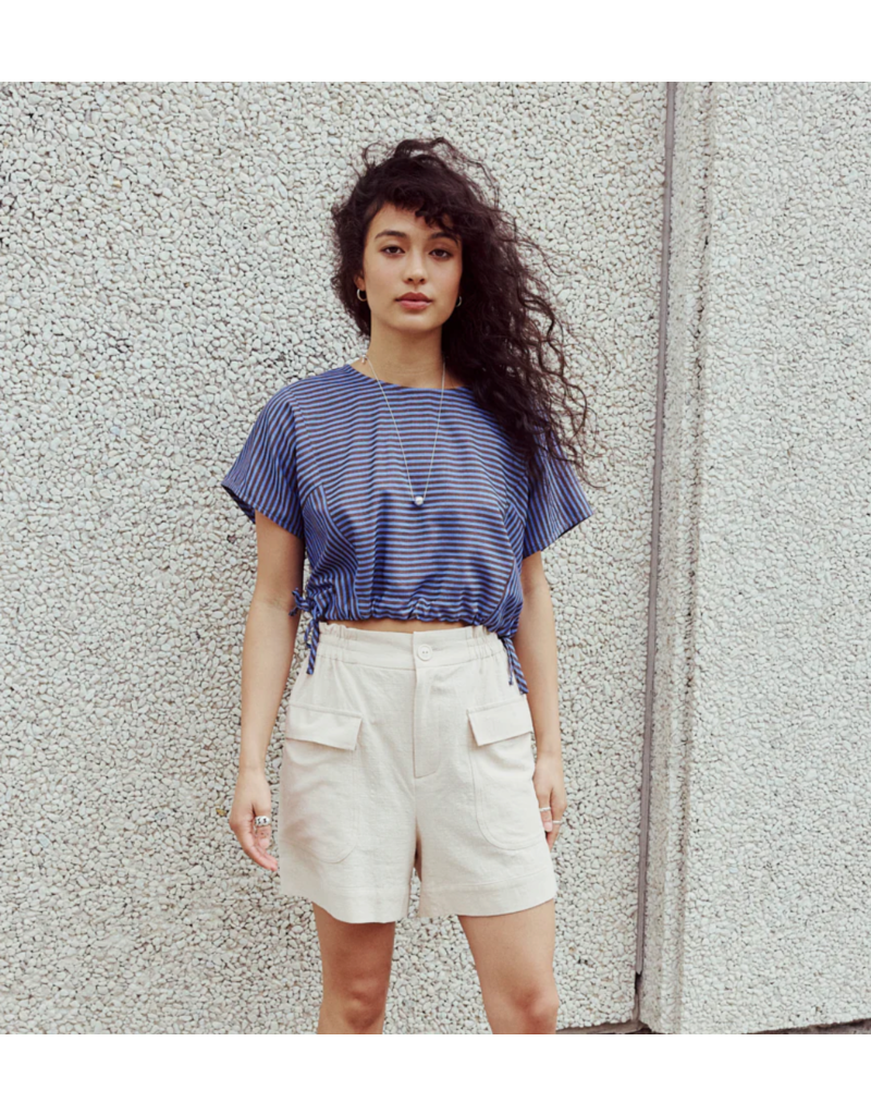 Eve Gravel High Théra-Marron/Blue