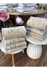 Meghan Ashley Designs Dog Mom Floral Embroidered Crewneck-Sand