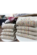 Meghan Ashley Designs Dog Mom Floral Embroidered Crewneck-Sand