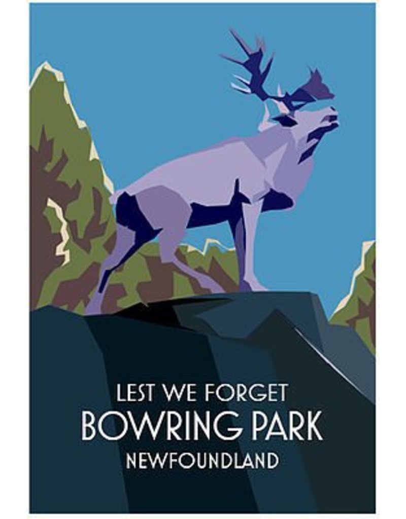 Junk Junk-Poster-Bowring Park Caribou-12x18