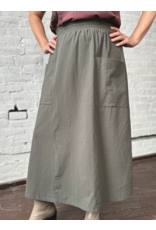 Smoking Lily Piper Skirt-Pesto
