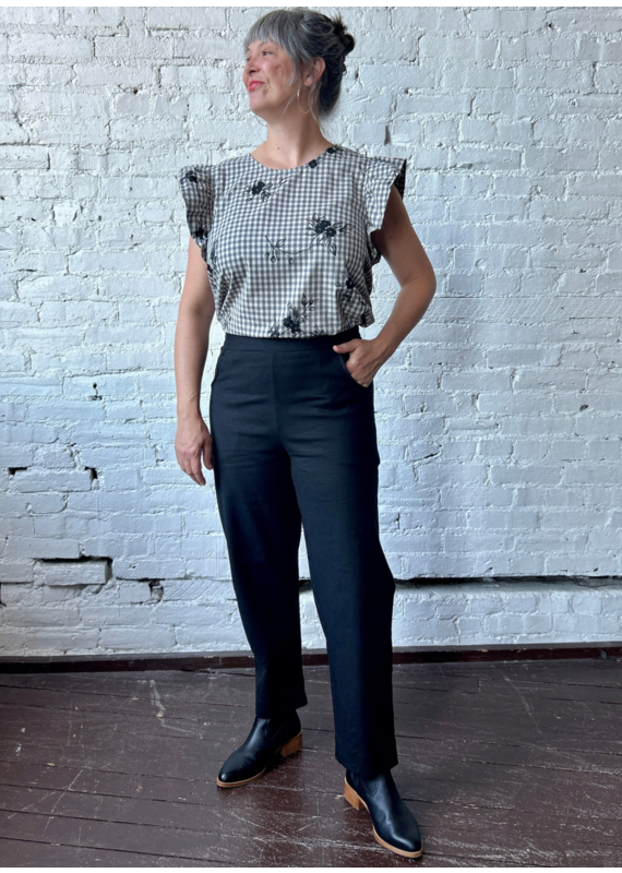 Smoking Lily Elsbeth Trousers-Black