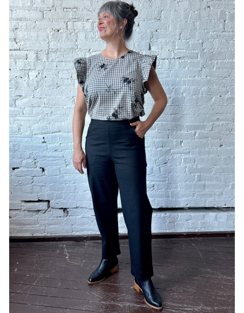 Smoking Lily Elsbeth Trousers-Black