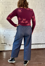 Smoking Lily Wren Work Pants-Stretch Denim-Medium Wash