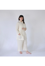 Pokoloko Crinkle Jacket-One Size-Cream
