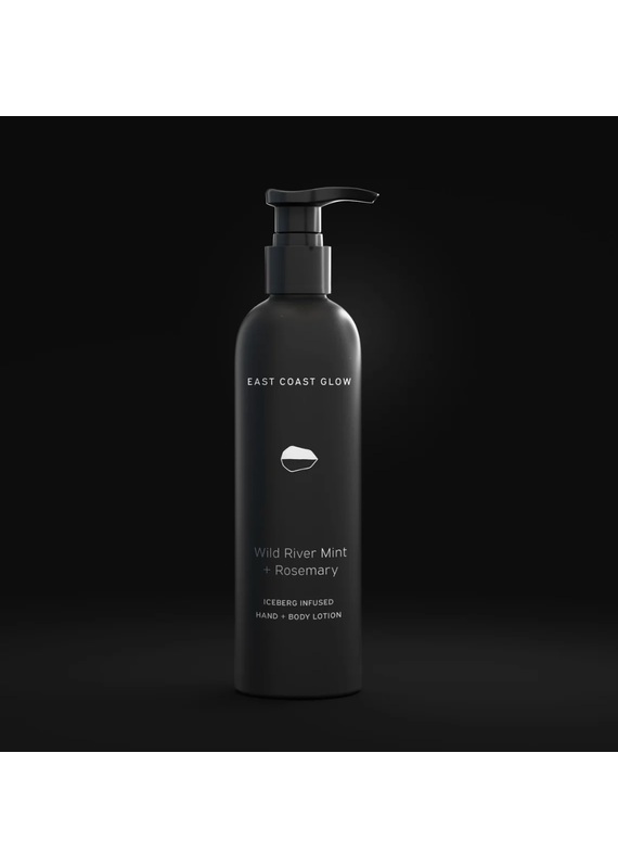 East Coast Glow Wild River Mint + Rosemary Iceberg Infused Hand+Body Lotion