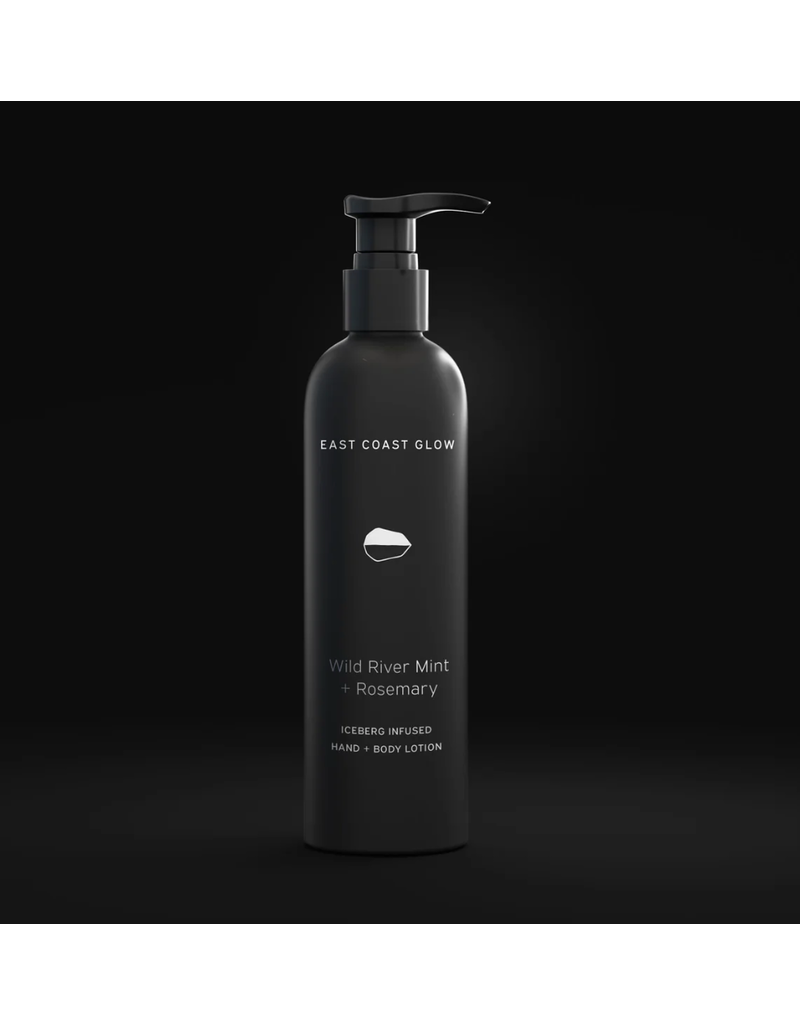 East Coast Glow Wild River Mint + Rosemary Iceberg Infused Hand+Body Lotion