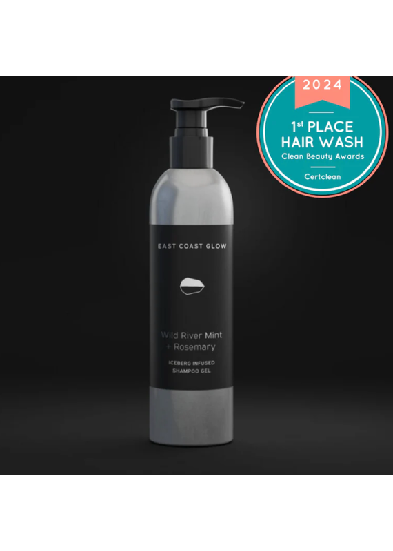 East Coast Glow Wild River Mint + Rosemary Iceberg Infused Shampoo Gel