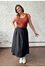 Smoking Lily Piper Skirt-Black