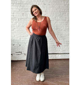 Smoking Lily Piper Skirt-Black