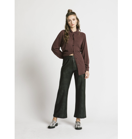 Shanna Pant-Black Leatherette