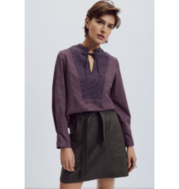 Eve Gravel Adéona-Navy&Burgundy