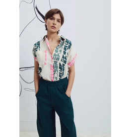 Eve Gravel Jahana Shirt-Totem Rose