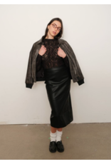 Kuwalla Reiko Lace Top-Black