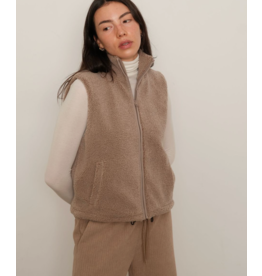 Kuwalla Polar Vest-Warm Taupe