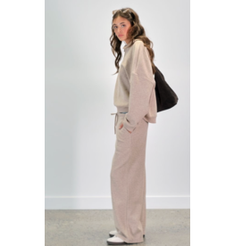 Kuwalla Arya Plush Wideleg-Melange Beige
