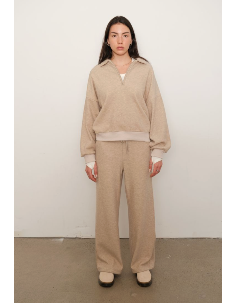 Kuwalla Arya Plush Wideleg-Melange Beige