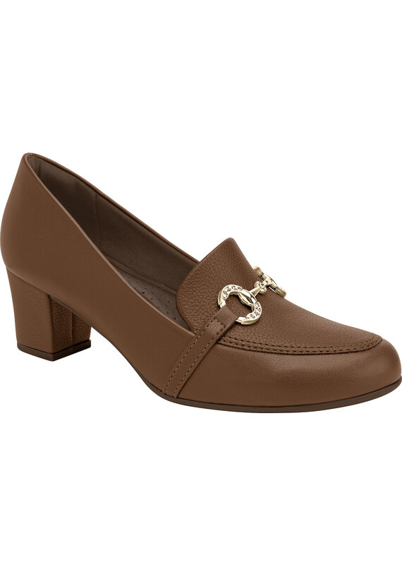 Picadilly Heeled Loafer-Cognac