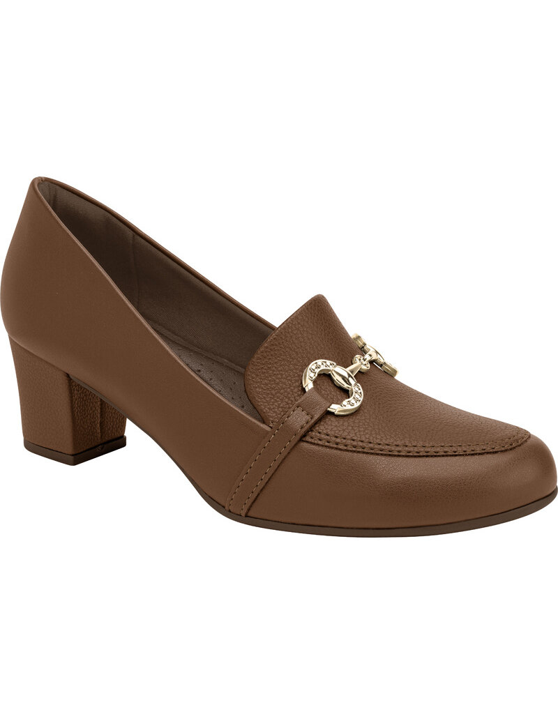 Picadilly Heeled Loafer-Cognac