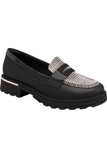 Picadilly Plaid Loafer-Blk/Red