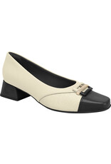 Picadilly Pump-OffWhite/Blk