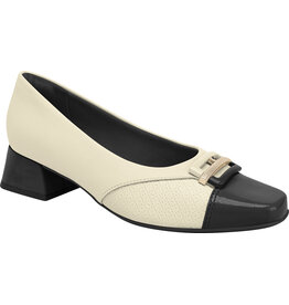 Picadilly Pump-OffWhite/Blk