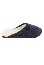 Garneau Mule Slipper-Navy Suede