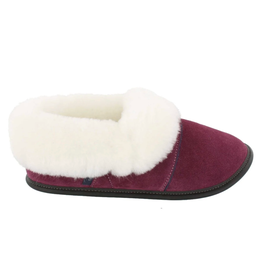 Garneau Lazybone Slippers-Plum Suede