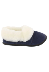 Garneau Lazybone Slippers-Navy Suede