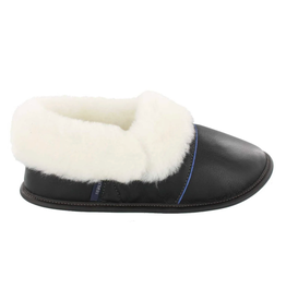 Garneau Lazybone Slippers-Black Leather
