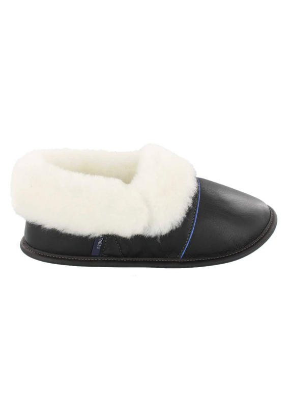 Garneau Lazybone Slippers-Black Leather