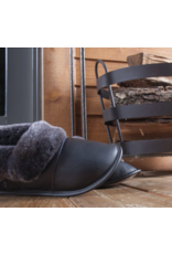 Garneau Lazybone Slippers -Black Leather-Mens