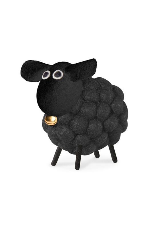 MODWOOL MODWOOL-Felt Ball Sheep-Black