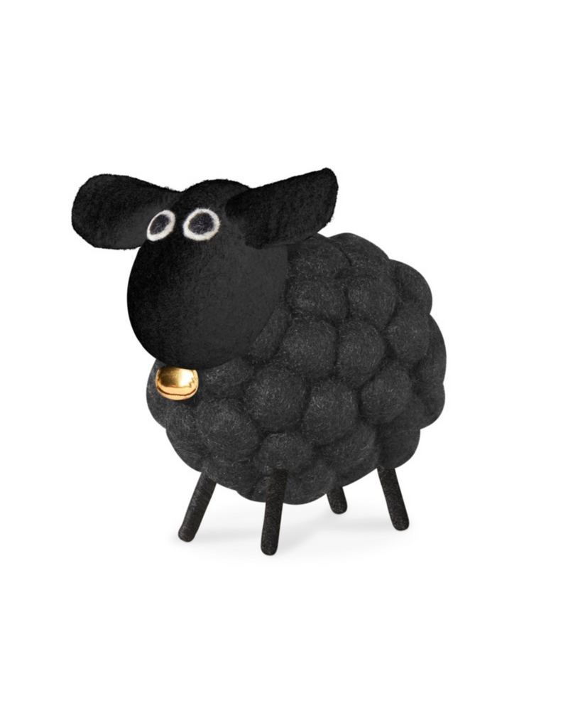 MODWOOL MODWOOL-Felt Ball Sheep-Black