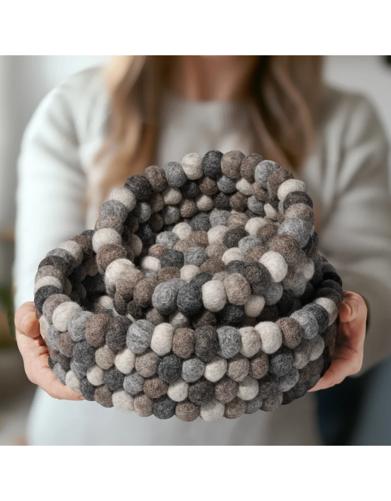 MODWOOL MODWOOL™ Woven 10" Diameter Basket