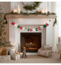 MODWOOL MODWOOL Felt Garland-62"- Merry Christmas