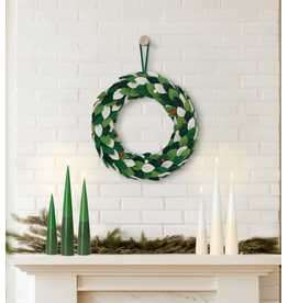 MODWOOL MODWOOL Felt Leaf Wreath-14"D