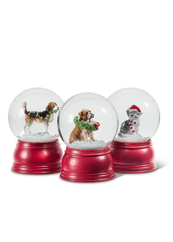 Abbott Holiday Pet Snow Globes