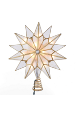 Kurt Adler 10L DBL TIP CPZ STAR W/CTR GEM TREE TOPPER