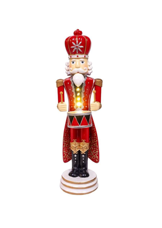 Kurt Adler 12"B/O LED KING NUTCRACKER