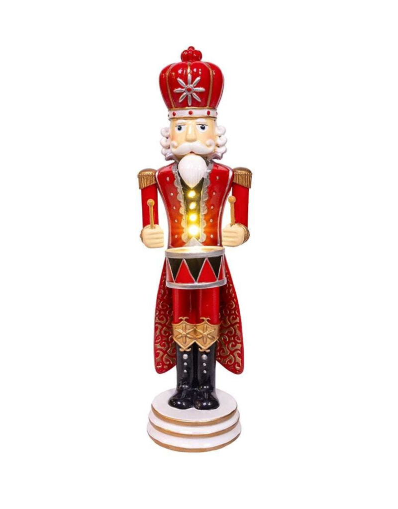 Kurt Adler 12"B/O LED KING NUTCRACKER