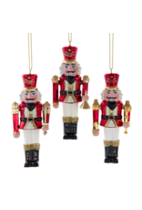 Kurt Adler 4.5"RED/GOLD NUTCRACKER ORN